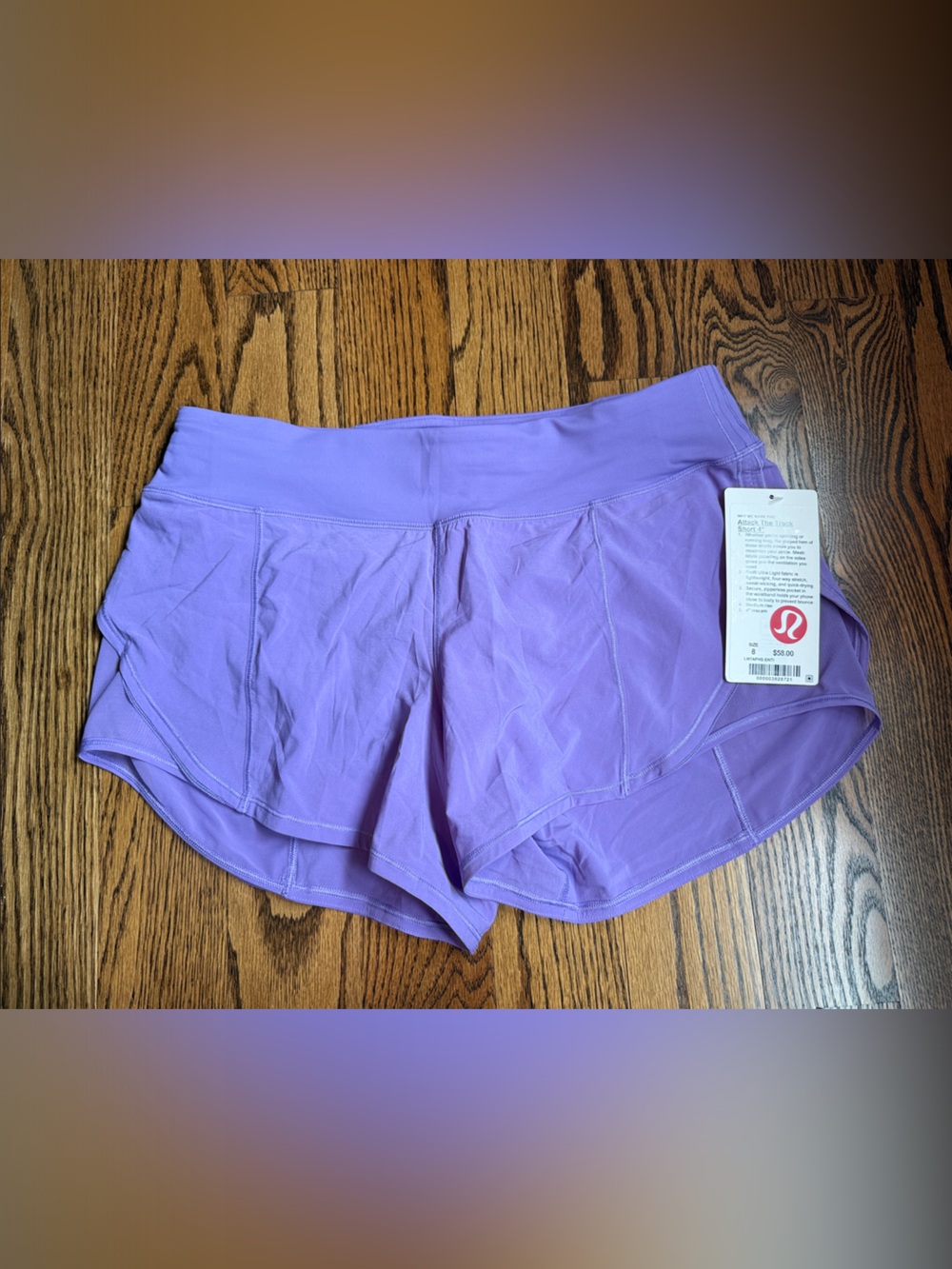 lululemon athletica Lavender Lightweight Athletic Shorts